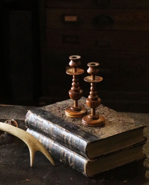 Pewter Pair Candle Holder｜ピューター製キャンドルホルダー