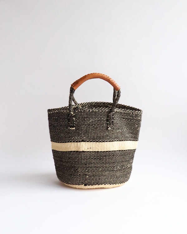 Sisal Bag Leather Handle｜サイザルバッグ レザーハンドル