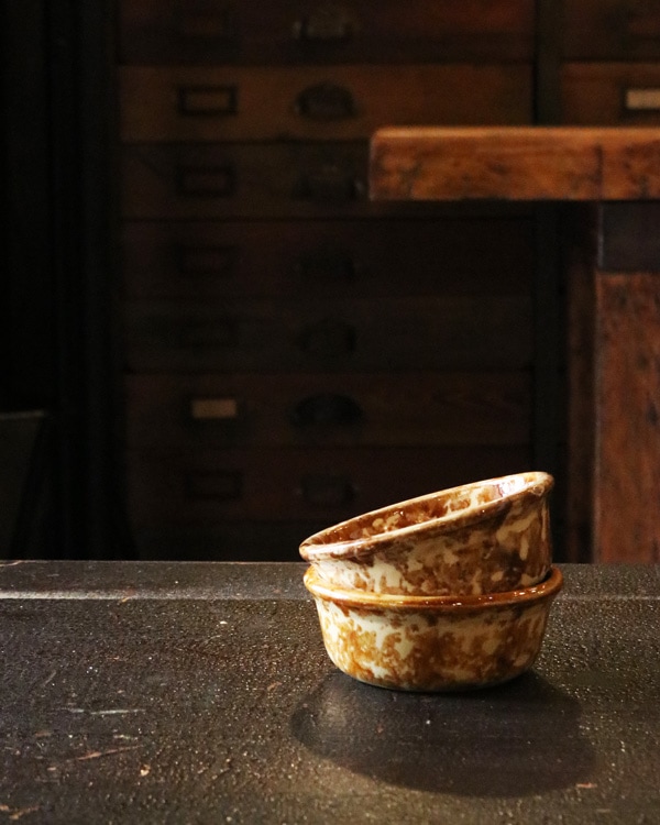 Spongeware Pottery Bowl｜スポンジウエア ポタリー ボウル S