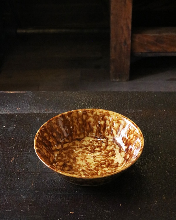 Spongeware Pottery Plate A｜スポンジウエア ポタリー プレート A