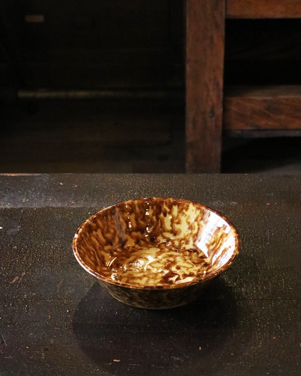 Spongeware Pottery Plate B｜スポンジウエア ポタリー プレート B