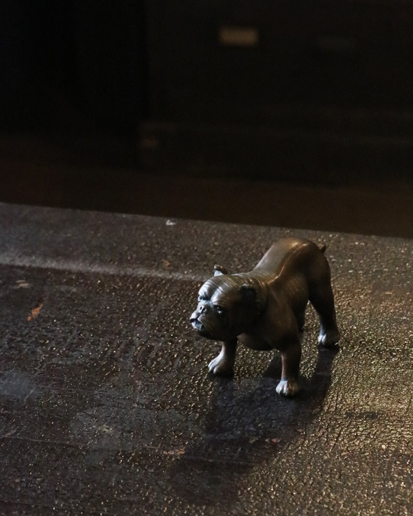 Chalk Ware Bulldog｜ブルドッグオーナメント チョークウェア