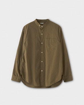 PHIGVEL ե٥BAND COLLAR DRESS SHIRT Хɥ顼ɥ쥹ġOLIVE