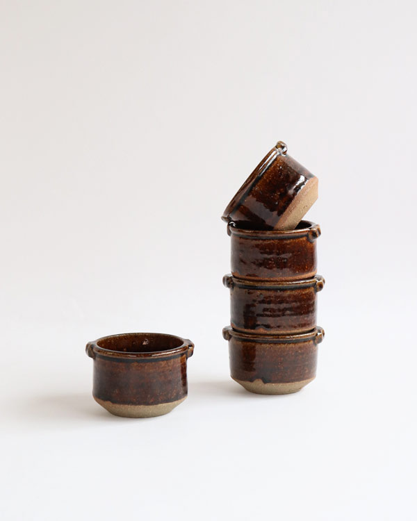 Pottery Small bowl｜陶器 小鉢 ブラウン