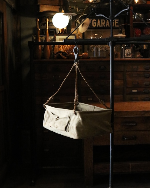 "BELL SYSTEM" Canvas Square Bucket|"BELL SYSTEM" キャンバス スクエアバスケット