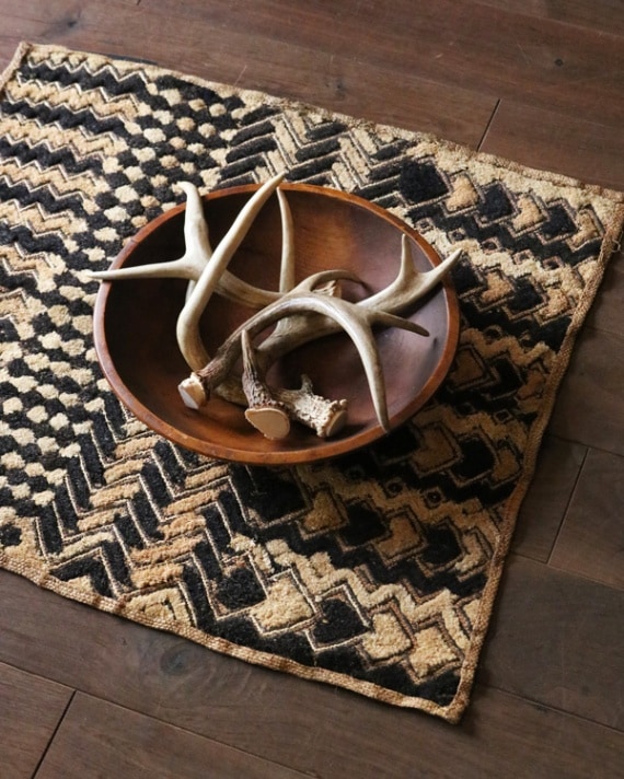 クバ布 African Textile Kuba Fabric Long｜アフリカンテキスタイル クバ布