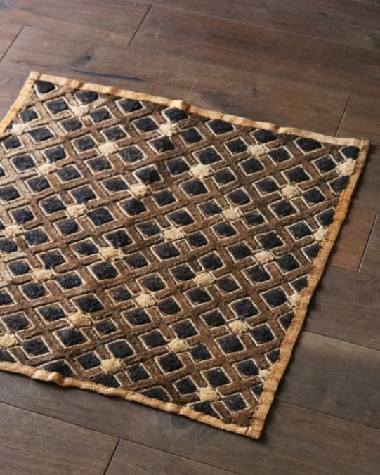 African Textile Kuba Fabric Long｜アフリカンテキスタイル クバ布