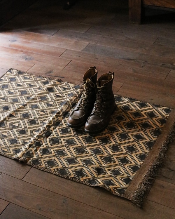 African Textile Kuba Fabric Long｜アフリカンテキスタイル クバ布