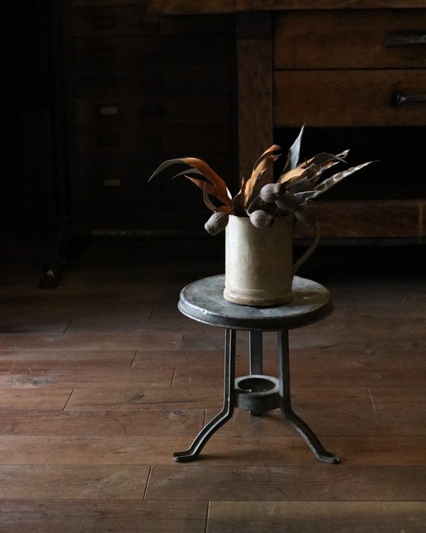 イギリス　アンティーク　ミルキングスツール　20世紀初頭　腰掛け　ステップ イギリス アンティーク ミルキングスツール 20世紀初頭 腰掛け ステップ