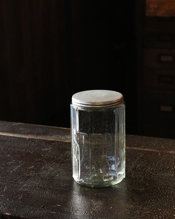 "COFFEE" Glass Jar A|"COFFEE" ガラスジャー A