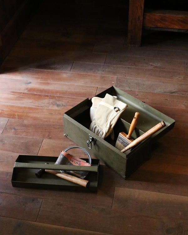 金属製　ミニタリー　ボックス Metal Tool Box for Military｜ミリタリー鉄製ツールボックス