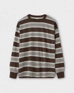 PHIGVEL ե٥BORDER LS TOP ܡ󥰥꡼֥ȥåסBROWNMINT