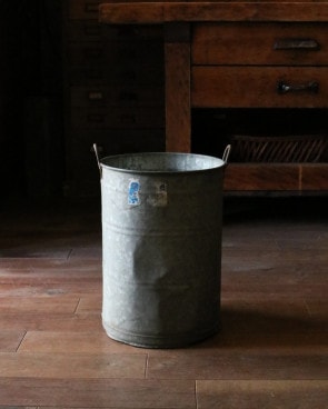 ヴィンテージ ミリタリー キャンバスバケツ 小物入れ ヴィンテージ ミリタリー キャンバスバケツ 小物入れ