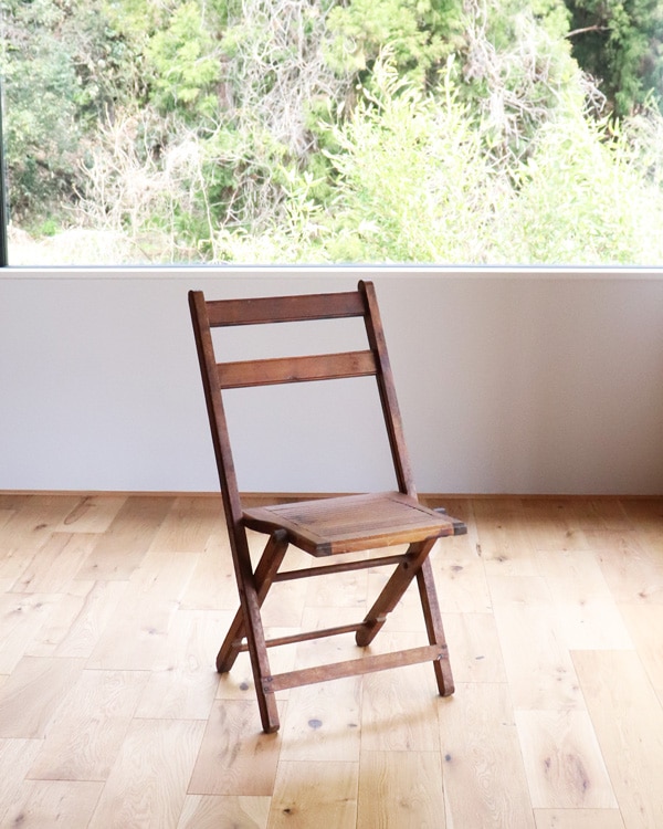 Folding Chair A｜木製フォールディング チェア A