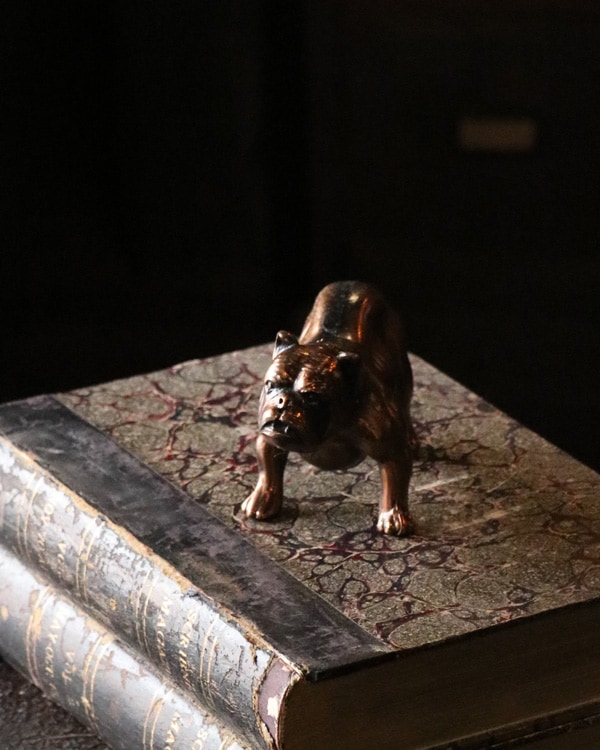 Chalk Ware Bulldog｜ブルドッグオーナメント チョークウェア