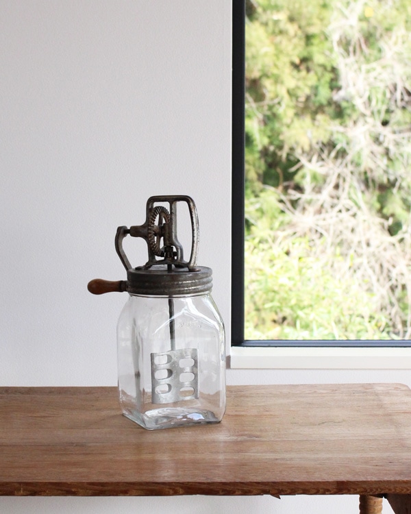 Hand-Crank Butter Churn 2QT.｜２クォートサイズのバターチャーン A