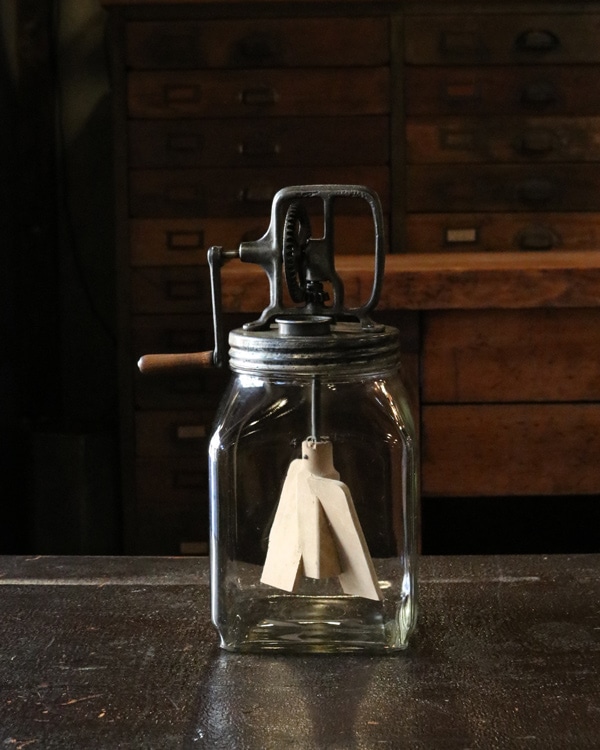 Hand-Crank Butter Churn 4QT.｜4クォートサイズのバターチャーン