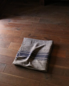 Gray & Blue Wool Blanket�å��졼&�֥롼 ������֥�󥱥å�