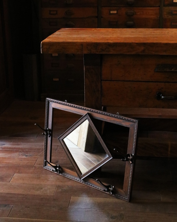 Oak Mirror B ｜オーク材の鏡 B