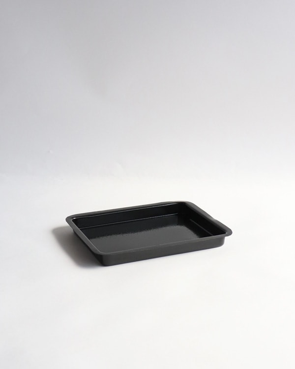 Enamel Tray / Black M ｜ホーロートレイ M ブラック