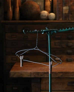 ヴィンテージ ウッドハンガー 5本セット US アドバタイジング 店舗什器 2 木製ハンガー アメリカ アンティーク ヴィンテージ 店舗什器