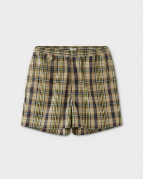 PHIGVEL ե٥MADRAS STRING SHORTS ޥɥ饹ȥ󥰥硼ġBEIGE x NAVY