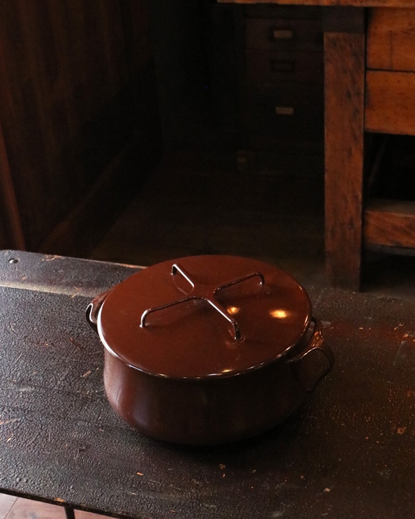 Dansk Enamelware Brown Casserole DP-02|ダンスク エナメルウエア ブラウンキャセロール DP-02