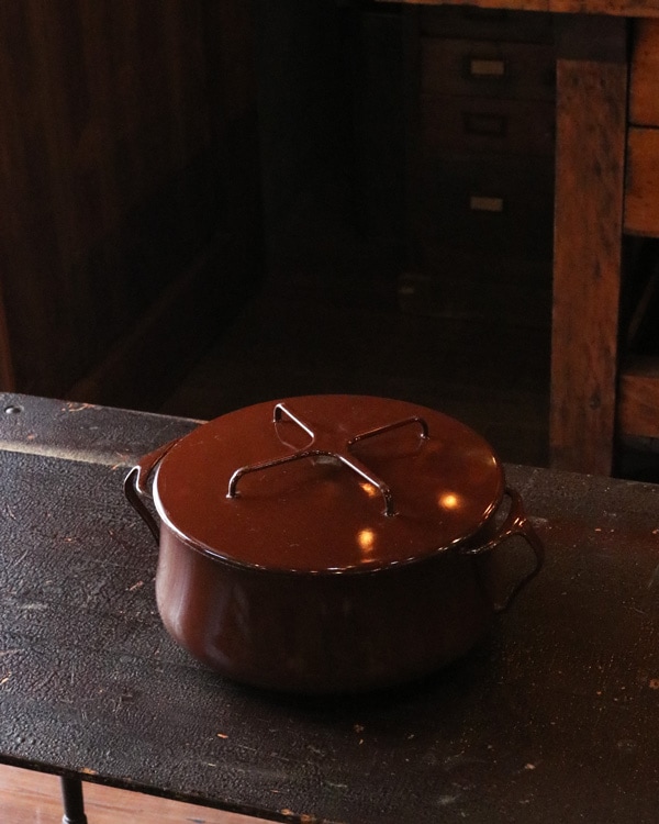 Dansk Enamelware Brown Casserole DP-03|ダンスク エナメルウエア ブラウンキャセロール DP-03