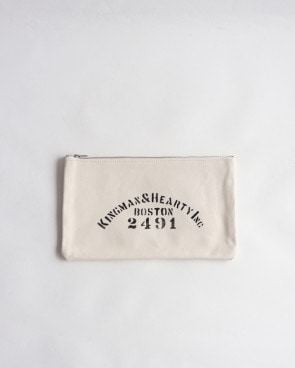 LABOR DAY �졼�С��ǥ��� STENCILED FLAT TOOL POUCH ���ƥ󥷥� �ե�åȥġ���ݡ��� ��B��