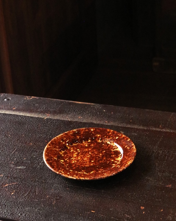 Spongeware Pottery Plate B｜スポンジウエア ポタリー プレート B