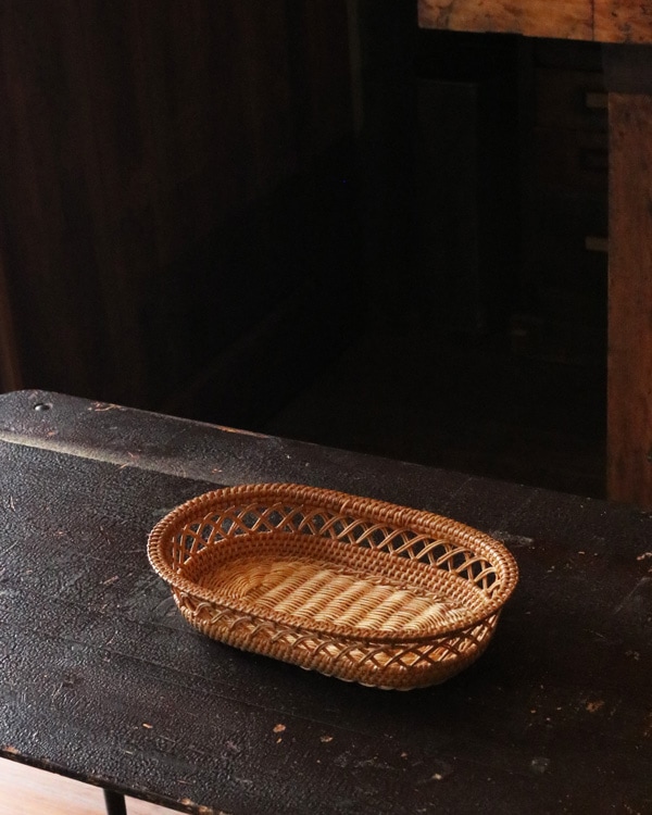Rattan Tray Round｜ラタントレイ オーバル型