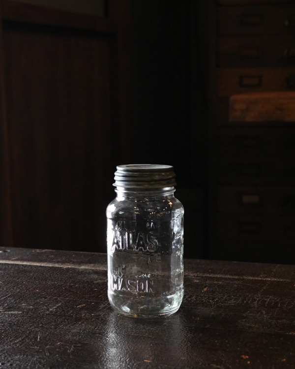 "ATLAS" Mason Jar GJ-004|"ATLAS" メイソンジャー GJ-004