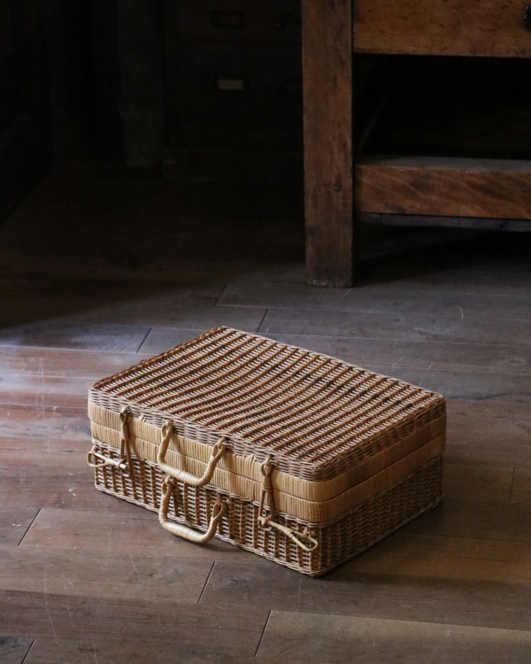 Rattan Picnic Basket Trunk JPB-174 | ラタンピクニックバスケット トランク型 JPB-174