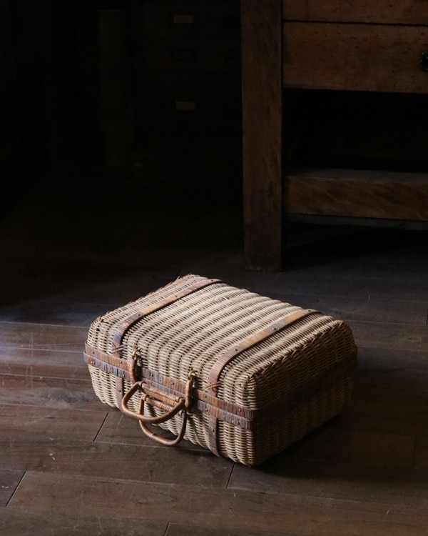 Rattan Picnic Basket Trunk JPB-180 | ラタンピクニックバスケット トランク型 JPB-180
