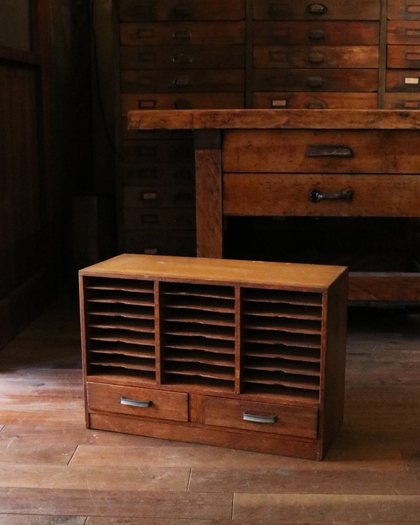 File Cabinet｜木製ファイルキャビネット
