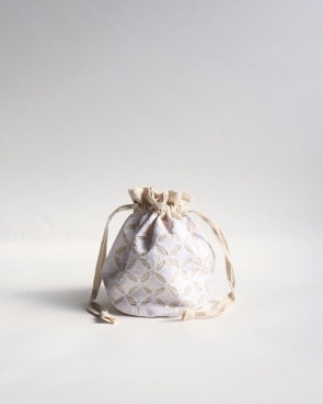 Small Drawstring Bag / NaturalåɥåȥΥߥ˶ ʥ