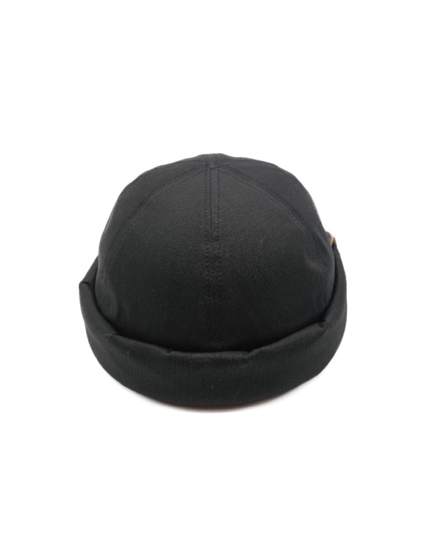 THE H.W.DOG & Co. ザ エイチダブリュー ドッグアンドコー|PIQUE ROLL CAP ピケロールキャップ【BLACK】