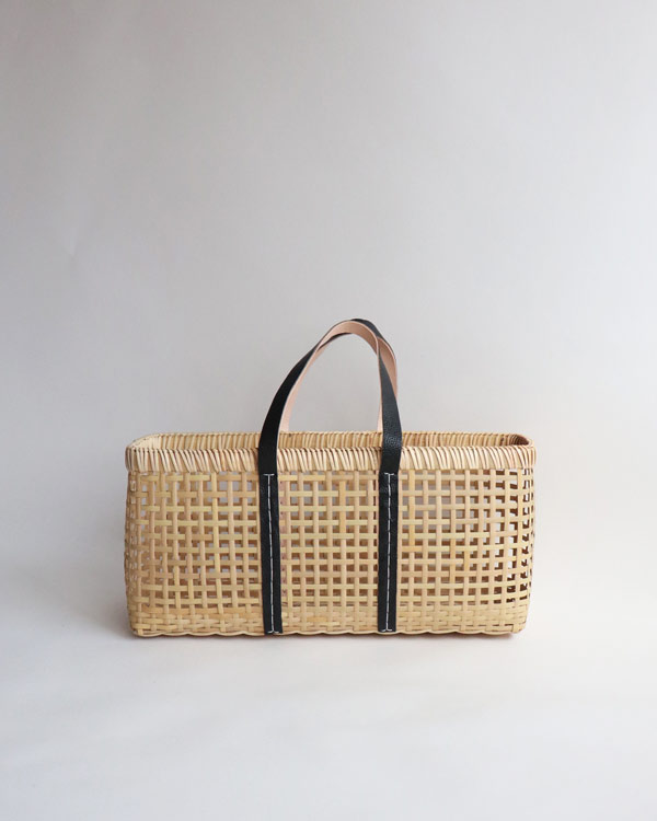 warang wayan(ワランワヤン) amiami革手バスケットブラック L warang wayan ワランワヤン｜amiami革手バスケット ブラック L