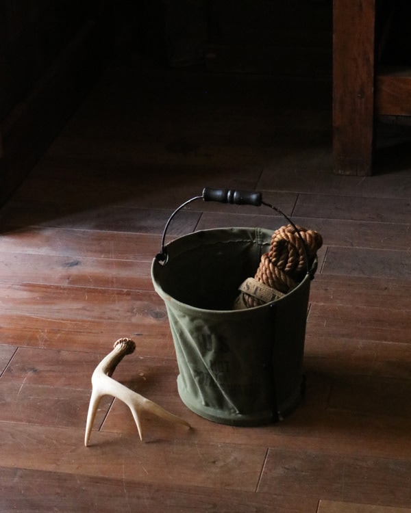 キャンバス バケット バケツ バスケット かご バッグ ミリタリー USアーミー キャンバス バケット バケツ バスケット カゴ バッグ ミリタリー