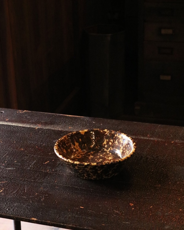 Spongeware Pottery Bowl Small｜スポンジウエア ポタリー ラウンドボウル スモール