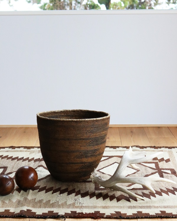 Native American Sweetgrass Basket B｜ネイティブアメリカン スイート