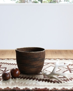 Native American Sweetgrass Basket Båͥƥ֥ꥫ ȥ饹Хå B