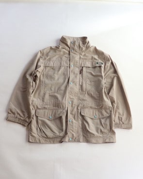 Vintage 80s Beige L.L.BEAN Nylon Travel Jacket (L)