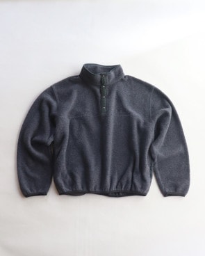 Vintage 90s Charcoal Gray L.L.BEAN Fleece Pullover (M/L)