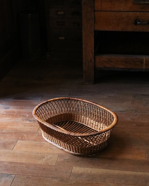 Rattan Clothes Basket STB-038 | ラタン 脱衣かご STB-038