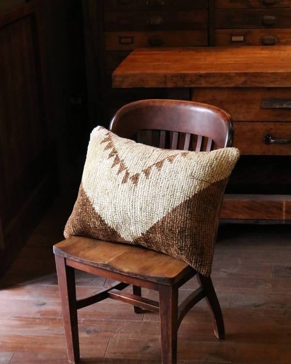 Old Carpet Cushion Rectangle 60-A|オールドカーペットクッション レクタングル 60-A