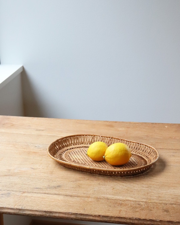 Rattan Tray Oval｜ラタントレイ 楕円型