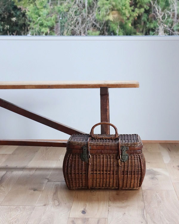 Rattan Picnic Basket JPB-013| ラタンピクニックバスケット JPB-013