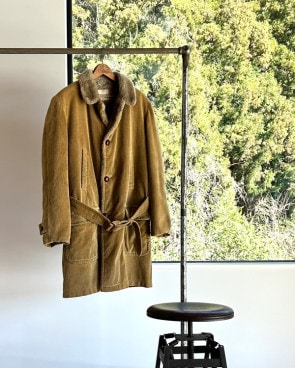 Vintage 70s Camel ZERO KING Corduroy Coat (L)
