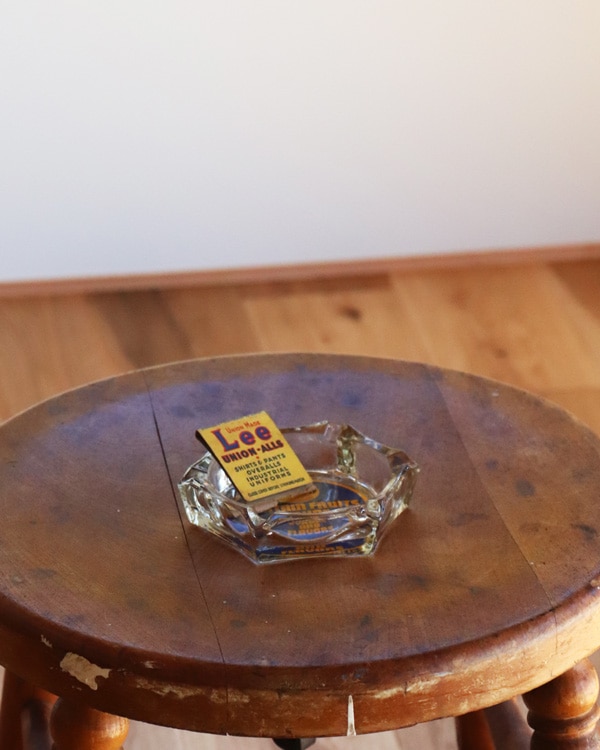 Advertising Glass Ashtray B|ガラスの灰皿 B